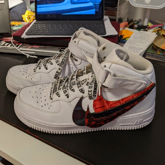 Rare custom Force is Female #Nike Air Force 1s - Picture 2 of 4